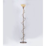 Lampada da terra Spiro riccio