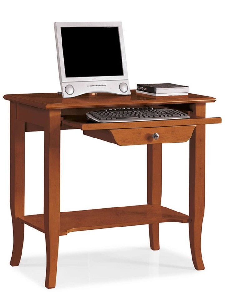 Scrittoio in legno con pianetto estraibile