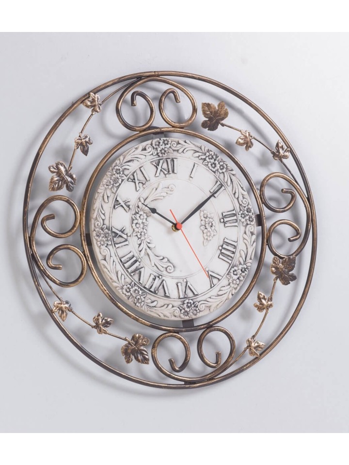 Orologio tondo Edera Ø 36