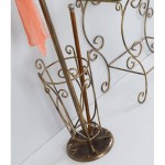 Appendiabiti con portaombrelli foglie