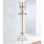 Appendiabiti base tonda in ferro