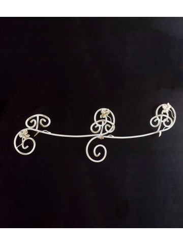 Appendiabiti a muro 3 posti Edera