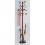 Appendiabiti con portaombrelli foglie