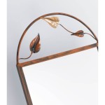 Specchiera basculante 2S con foglie