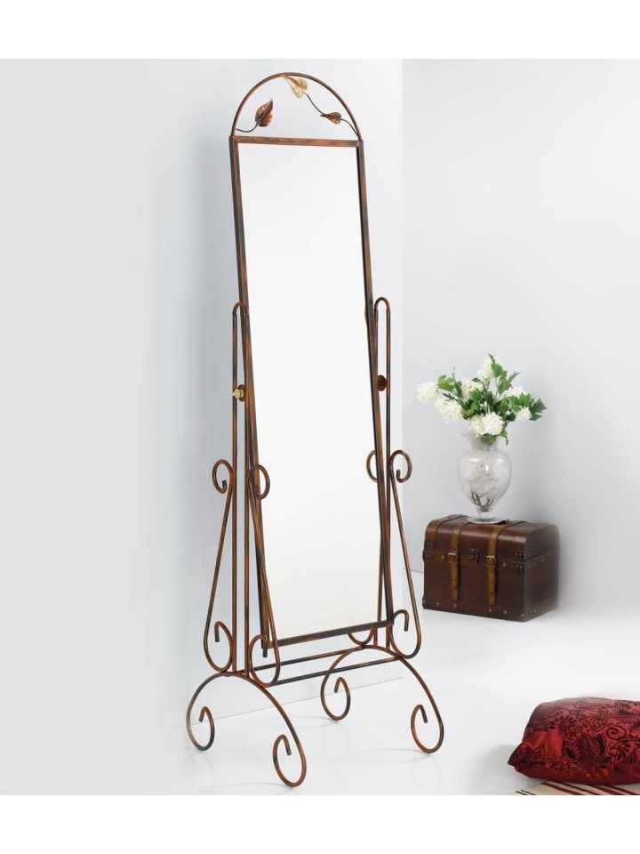 Specchiera basculante 2S con foglie