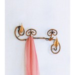 Appendiabiti a muro 2 posti Foglie