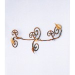 Appendiabiti a muro 3 posti Foglie