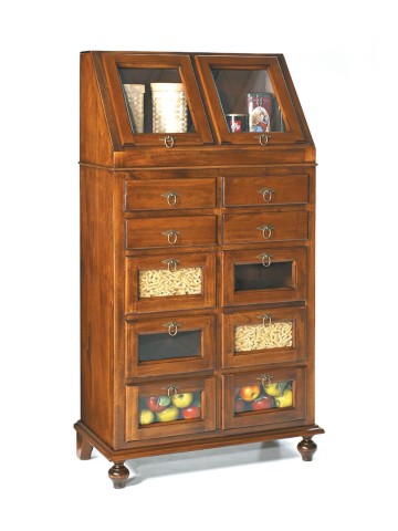 Mobile dispensa classico da cucina in legno
