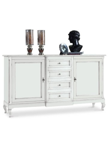 Credenza Classica 2 Porte Noce Bassano