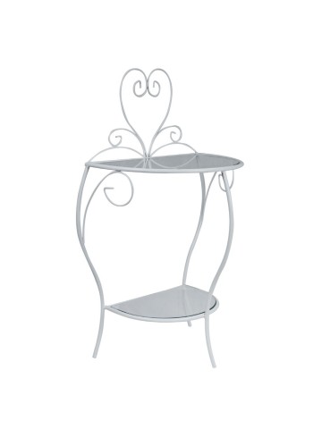 Comodino in ferro battuto CUORE