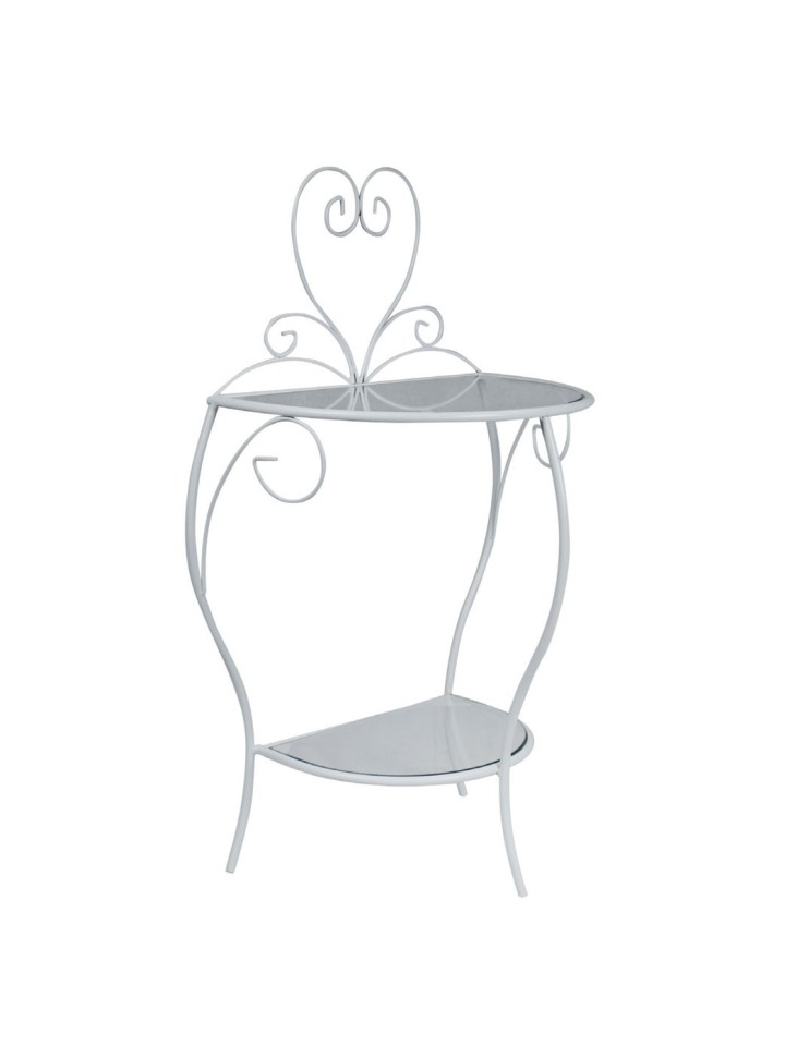 Comodino in ferro battuto CUORE