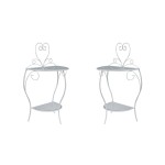 Comodino in ferro battuto CUORE