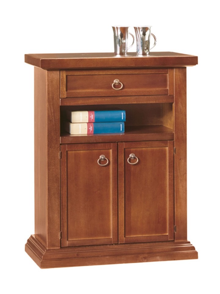 Mobiletto portatelefono in legno 64x32 H. 80