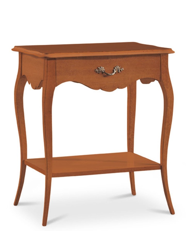 Comodino bombato 2 cassetti