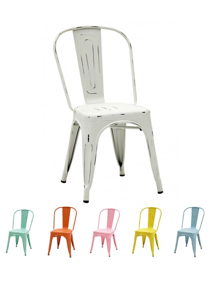 Sedia TOLIX vintage acciaio