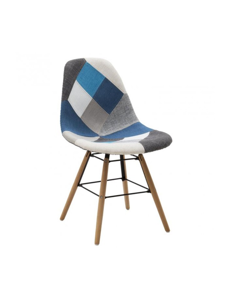 Sedia Imbottita Patchwork