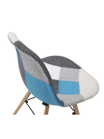 Sedia Imbottita Patchwork