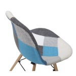 Sedia Imbottita Patchwork