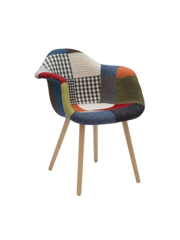 Poltrona in Tessuto Patchwork