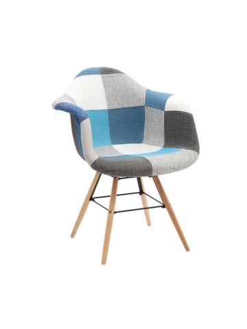 Poltrona in Tessuto Patchwork