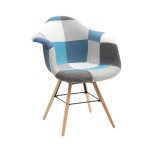 Poltrona in Tessuto Patchwork