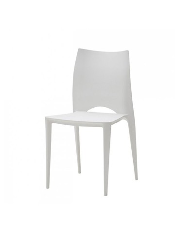 Sedia ecopelle beige trapuntata