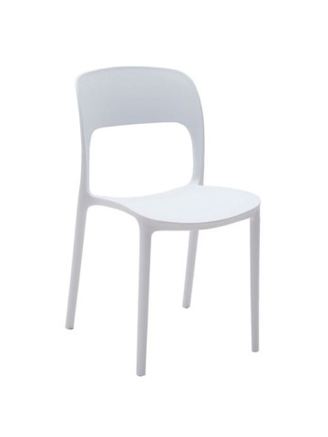 Sedia ecopelle beige trapuntata