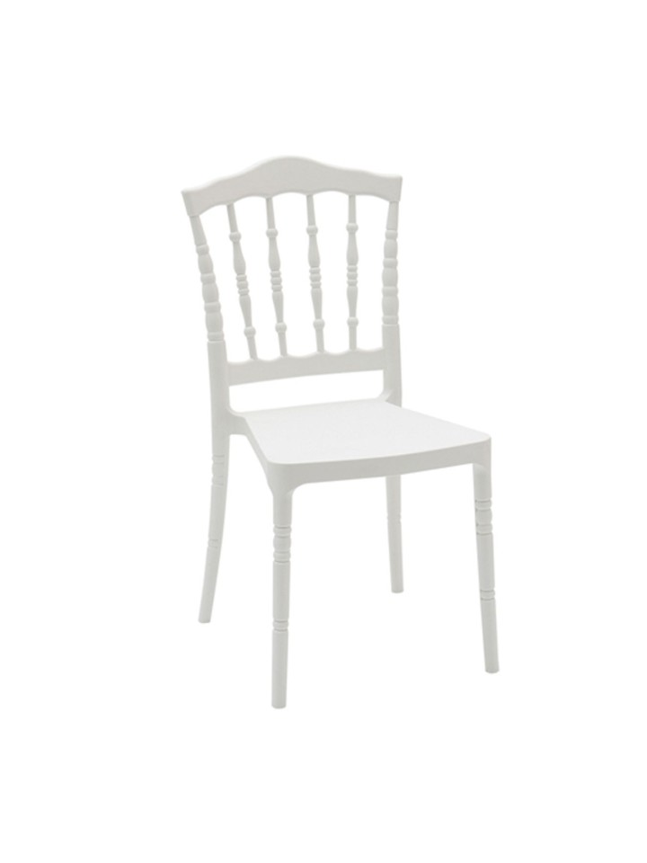 Sedia ecopelle beige trapuntata