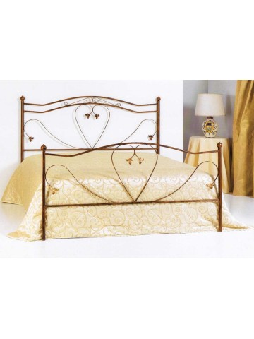 Letto matrimoniale in Ferro Battuto Cuore