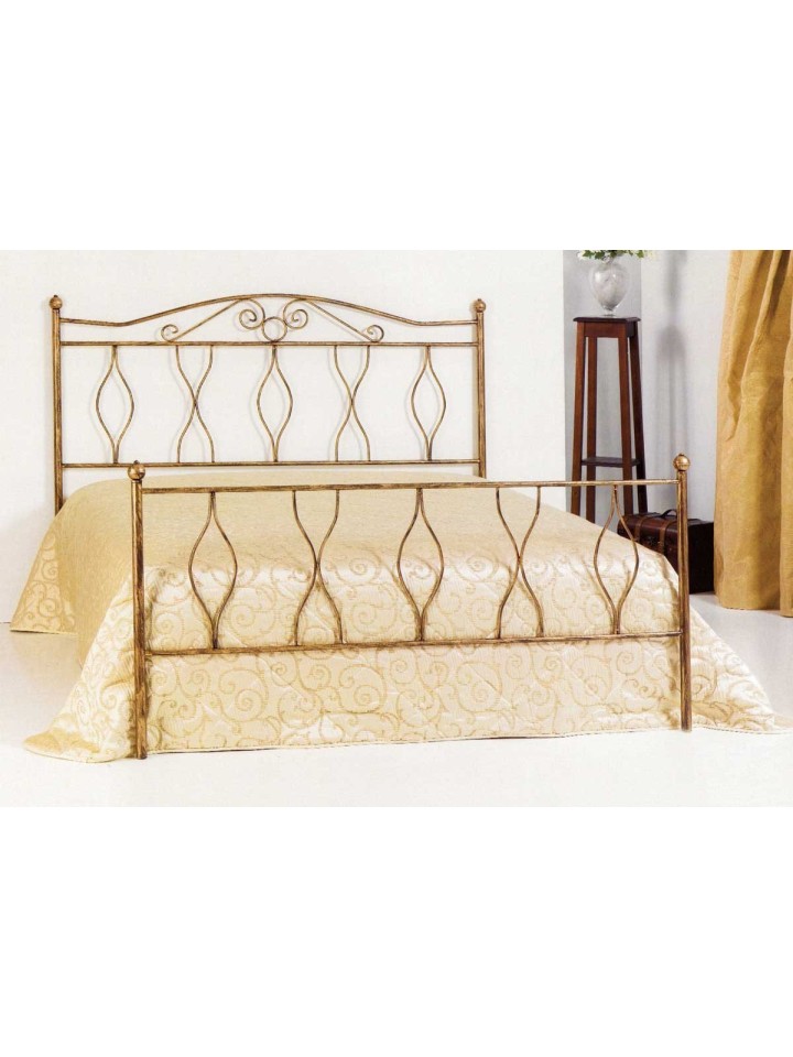 Letto francese in Ferro Battuto Carolina