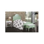 Letto matrimoniale in legno stile provenzale