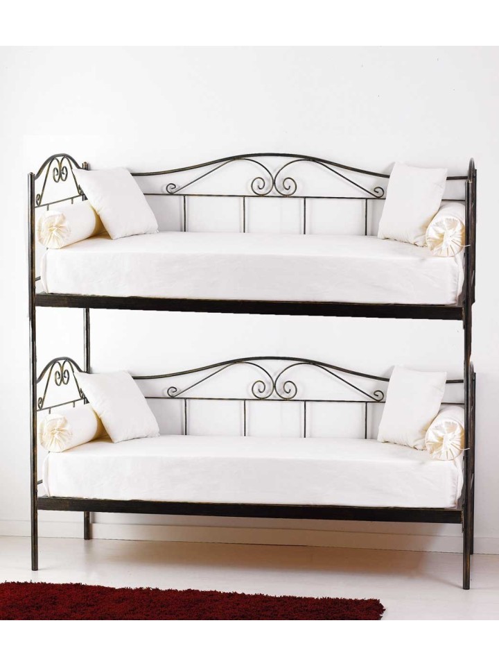 Divano letto a castello in ferro battuto Lola