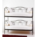 Divano letto a castello in ferro battuto Lola