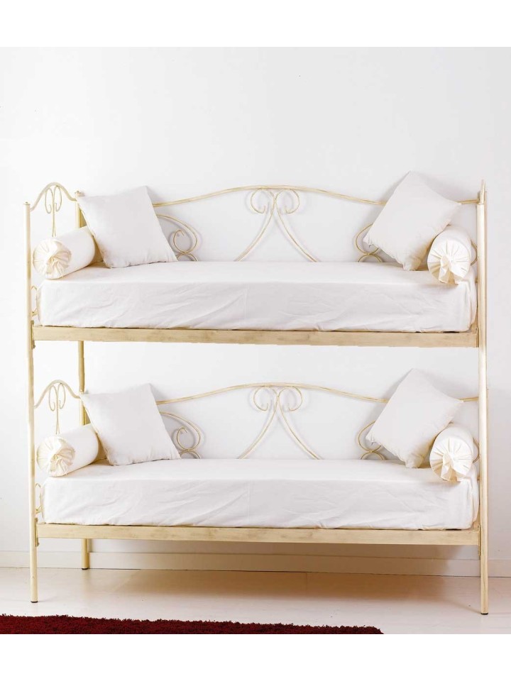 Divano letto a castello in ferro battuto Gloria