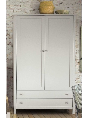 Armadio Cameretta Legno 2 Ante 2 Cassetti