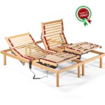 Rete letto singolo Ortopedica Legno Faggio Elettrica Motore OKIN