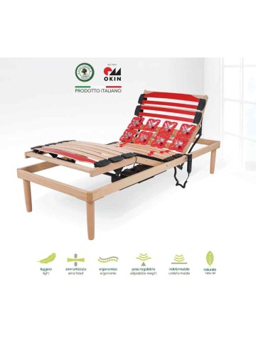 Rete a doghe in legno di faggio Zendo fissa, manuale o elettrica