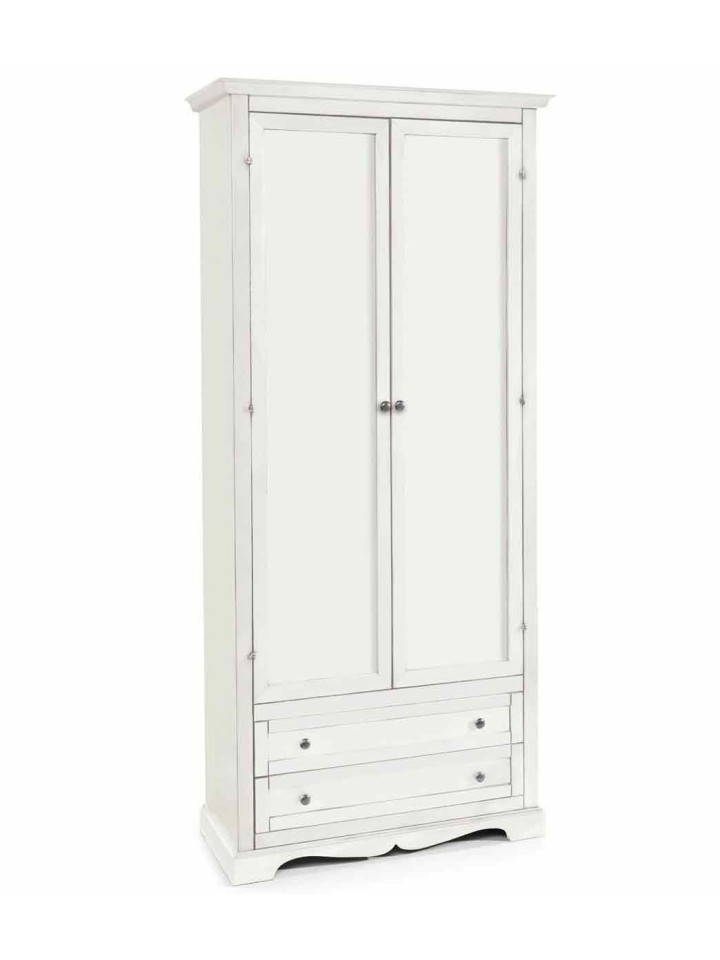 Armadio in legno 2 ante 2 cassetti