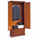 Armadio in legno 2 ante 2 cassetti