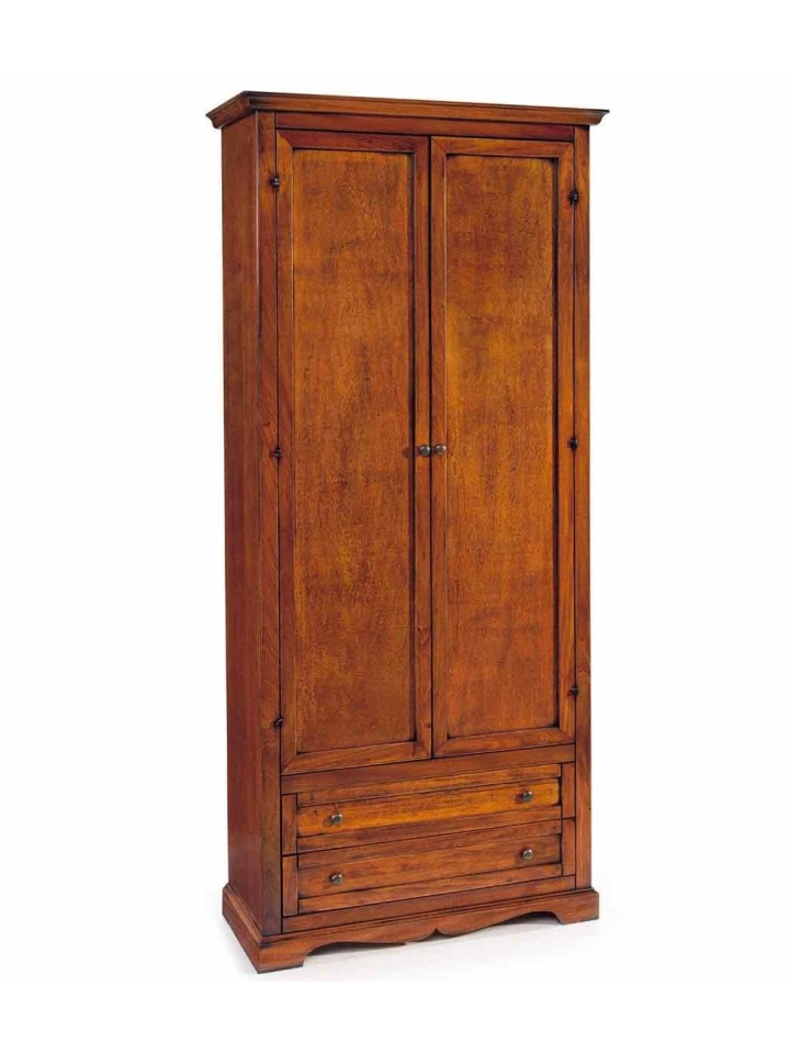 Armadio in legno 2 ante 2 cassetti