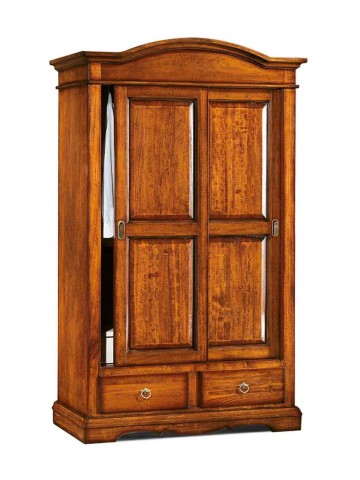 Armadio in legno 2 ante 2 cassetti