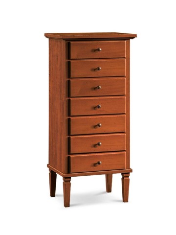 Cassettiera in legno 6+2 cassetti