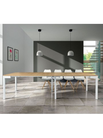 Consolle allungabile  in legno frassinato