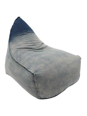 Poltrona Letto in Tessuto Denim Slavato