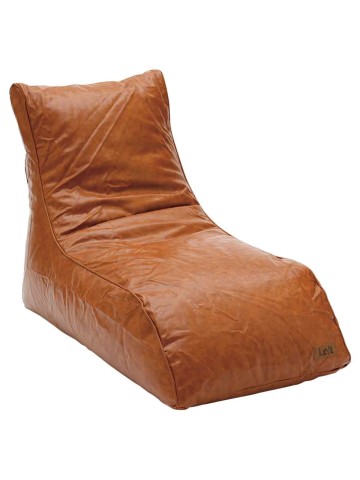 Poltrona letto Ecopelle marrone