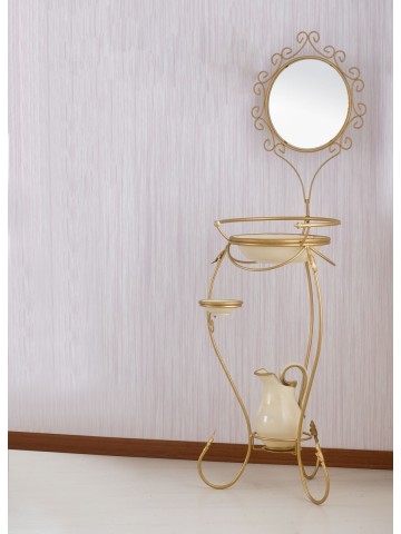 Toilette con portacatino in ferro Novità