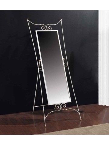 Specchiera Pieghevole con Cornice in Legno