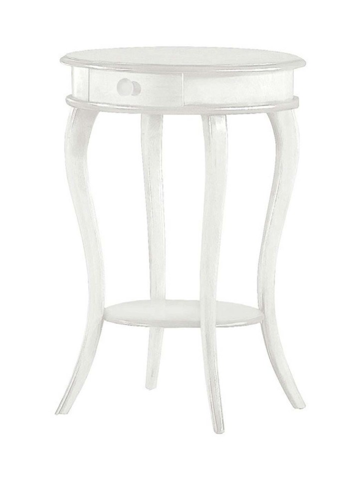 Tavolino rotondo in legno