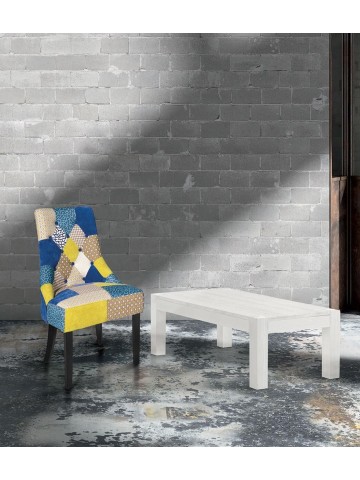 Tavolino in abete bianco spazzolato