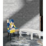 Tavolino in abete bianco spazzolato